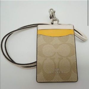 Coach lanyard